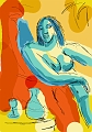femme_avec_verre_et_carafe